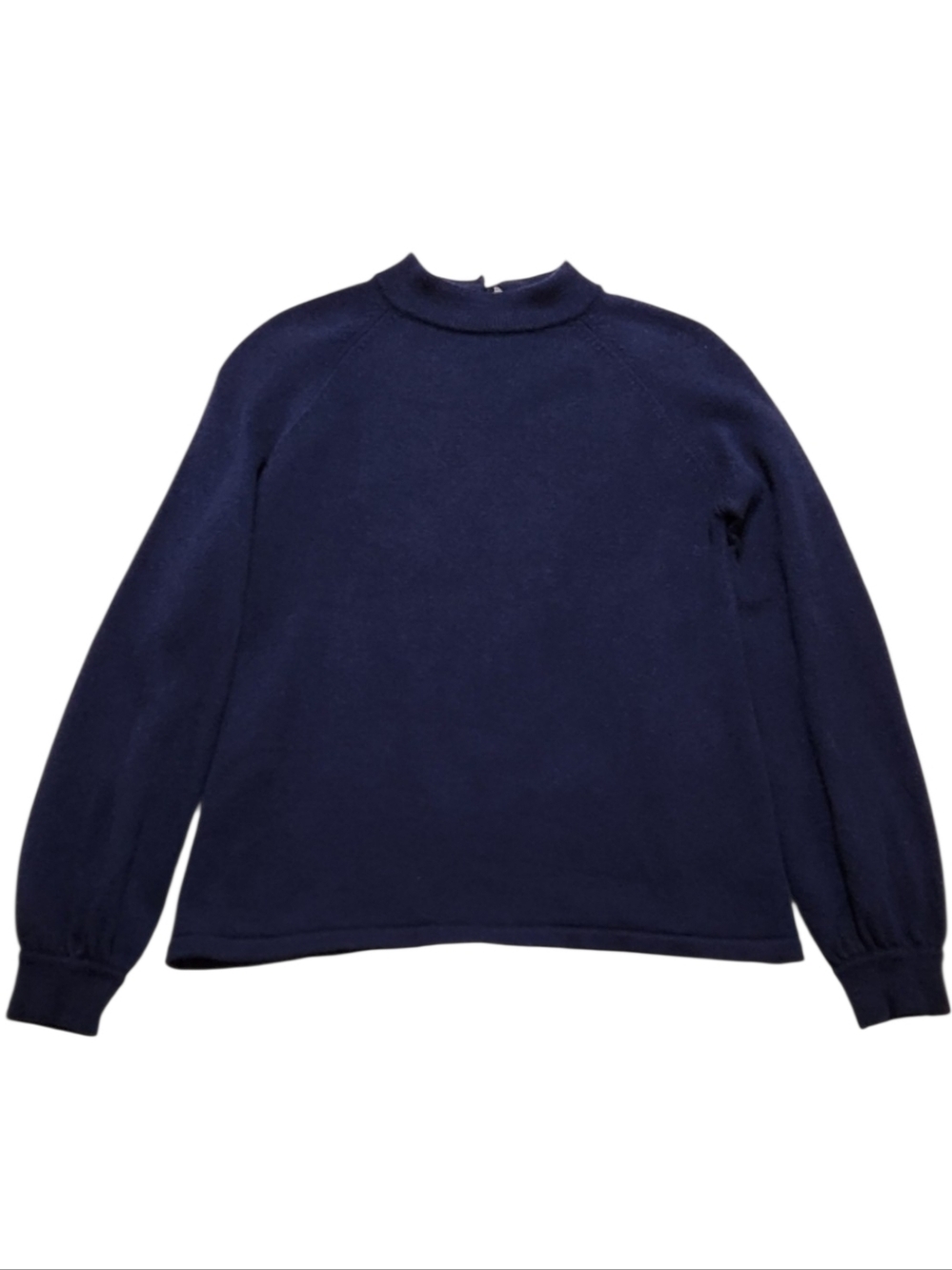 BODEN Wool Cashmere Blend A-line Long Sleeve Sweater Dark Blue Sz Small